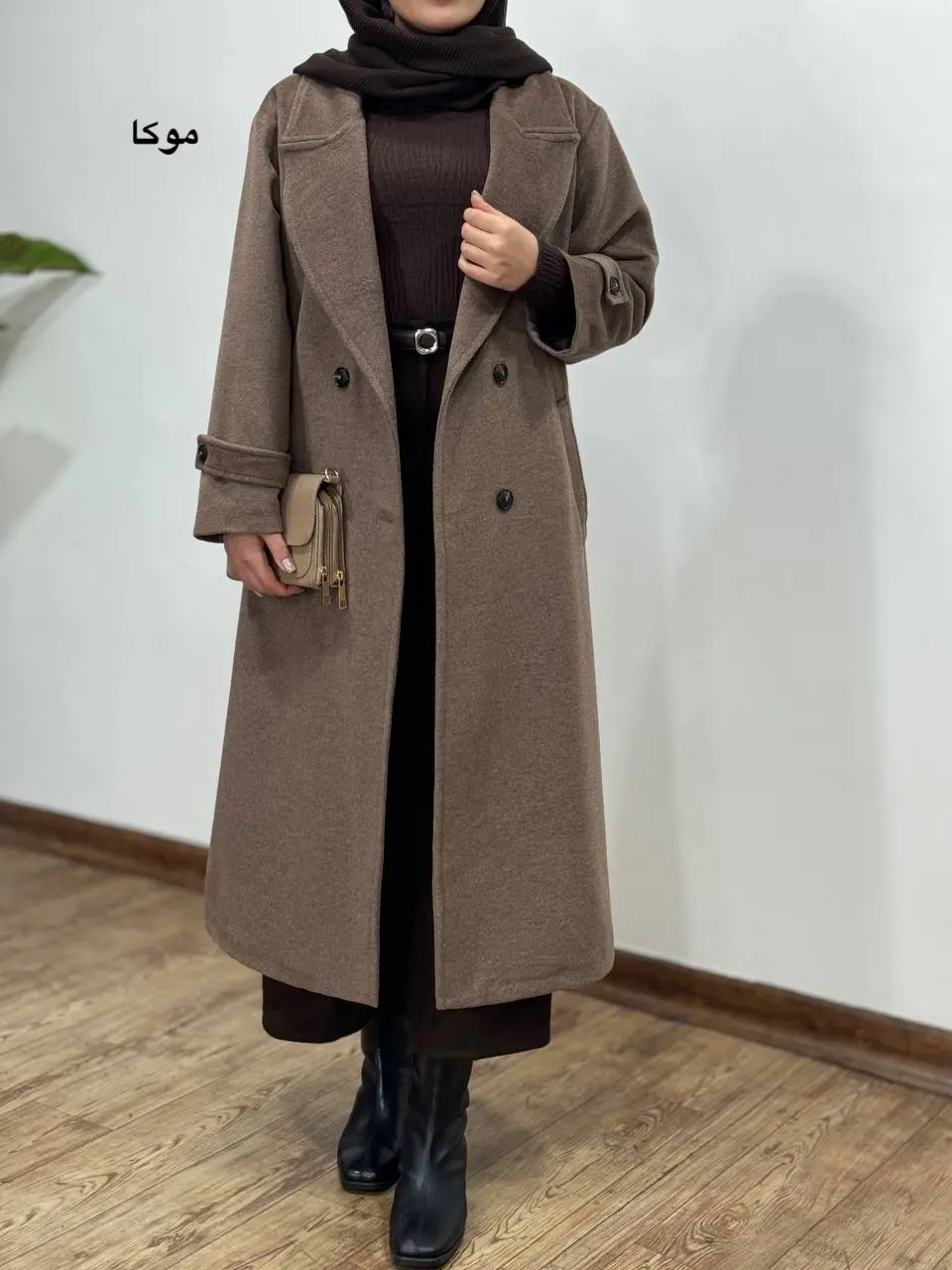 پالتو فوتر بلند آستردار بهگل 2